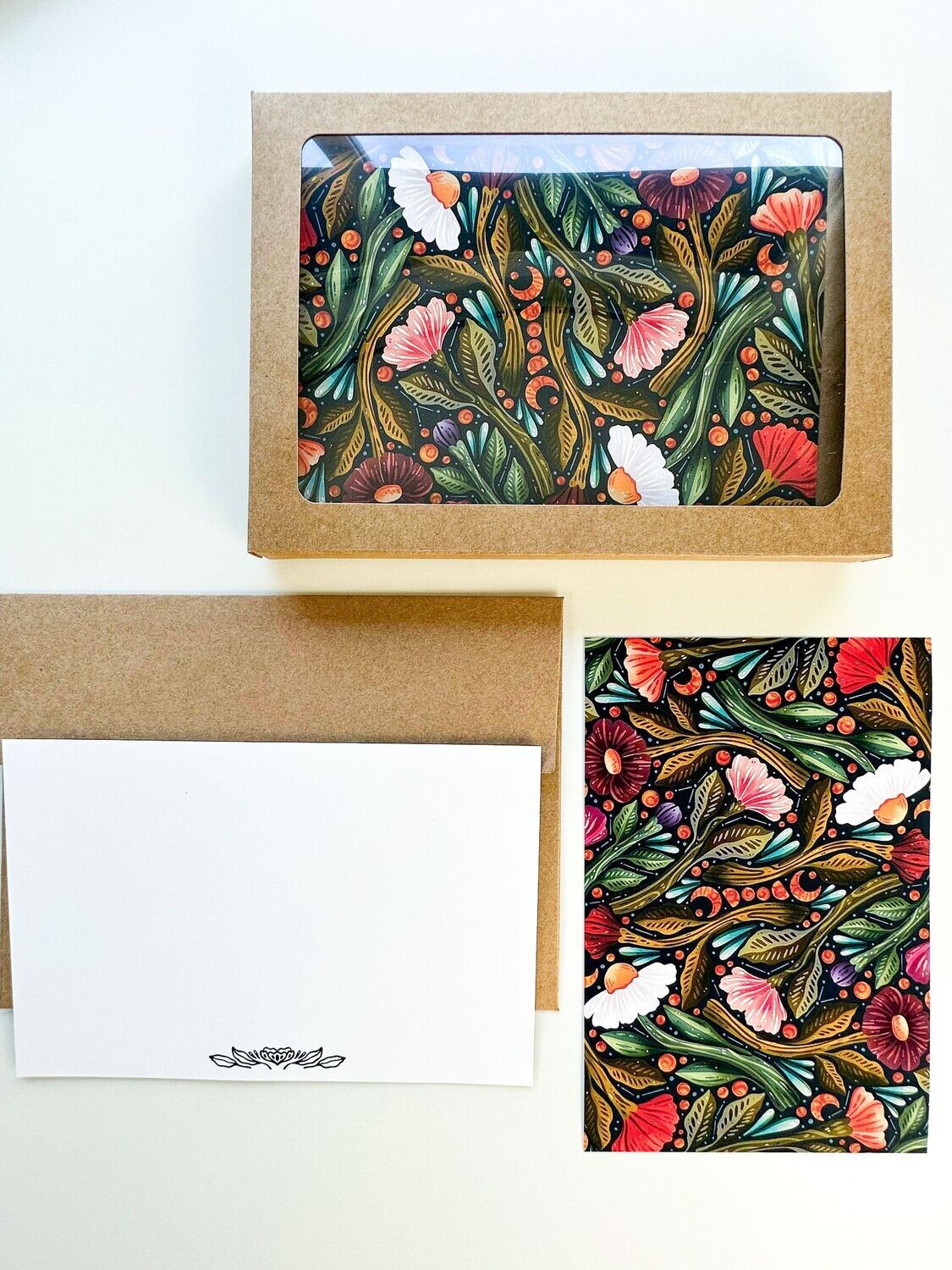 Midnight Floral Notecard Boxed Set