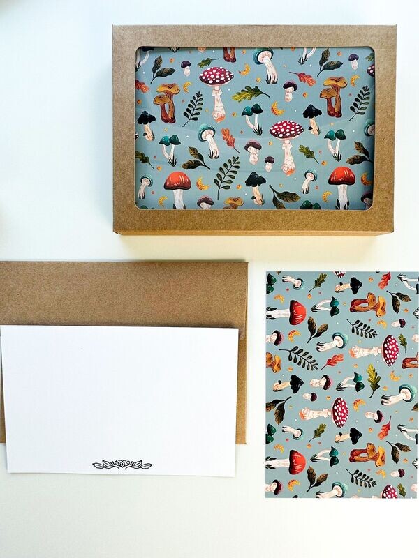 Mushroom Garden Notecard Boxed Set