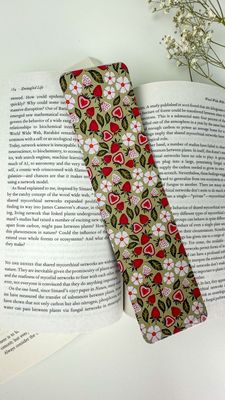 Strawberry Fields Patterned Bookmark