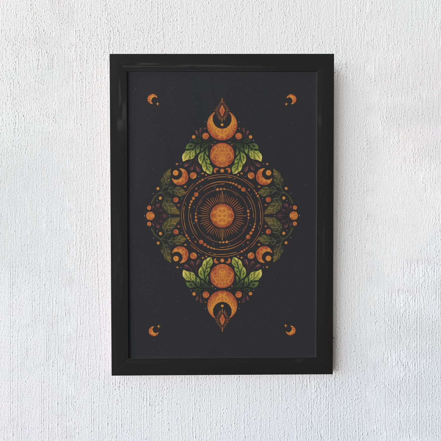 Sun and Moon Mystic Art Print