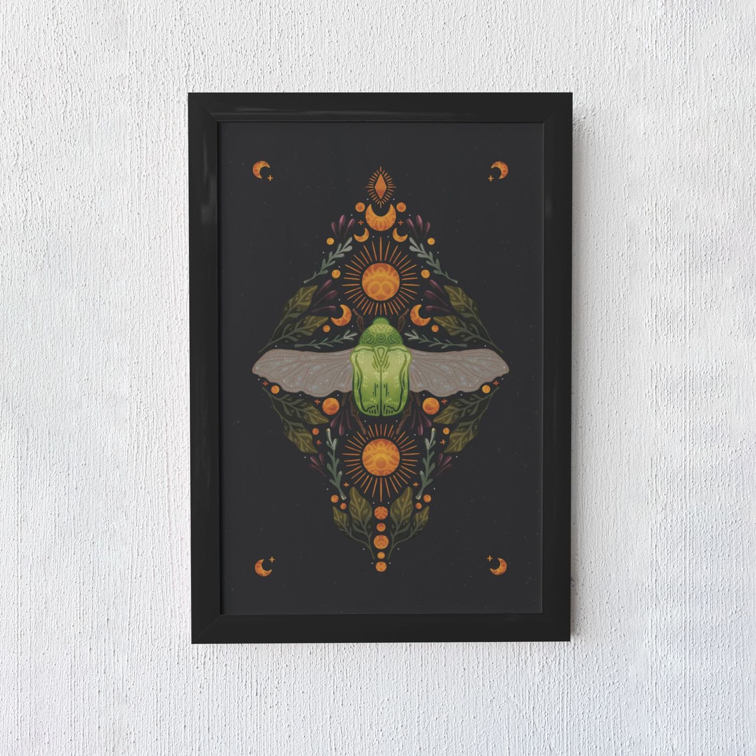 Beetle Mystic Art Print