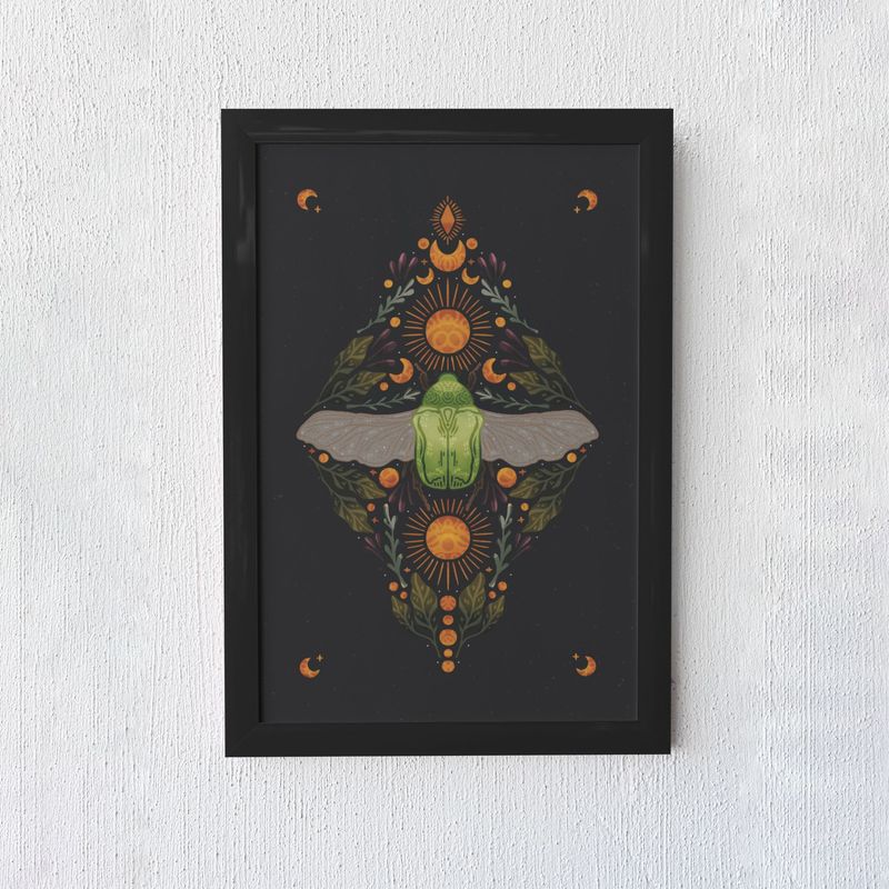 Beetle Mystic Art Print