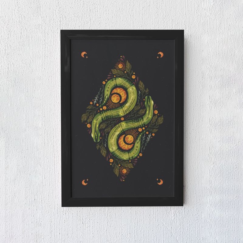 Snake Mystic Art Print