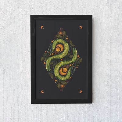 Snake Mystic Art Print
