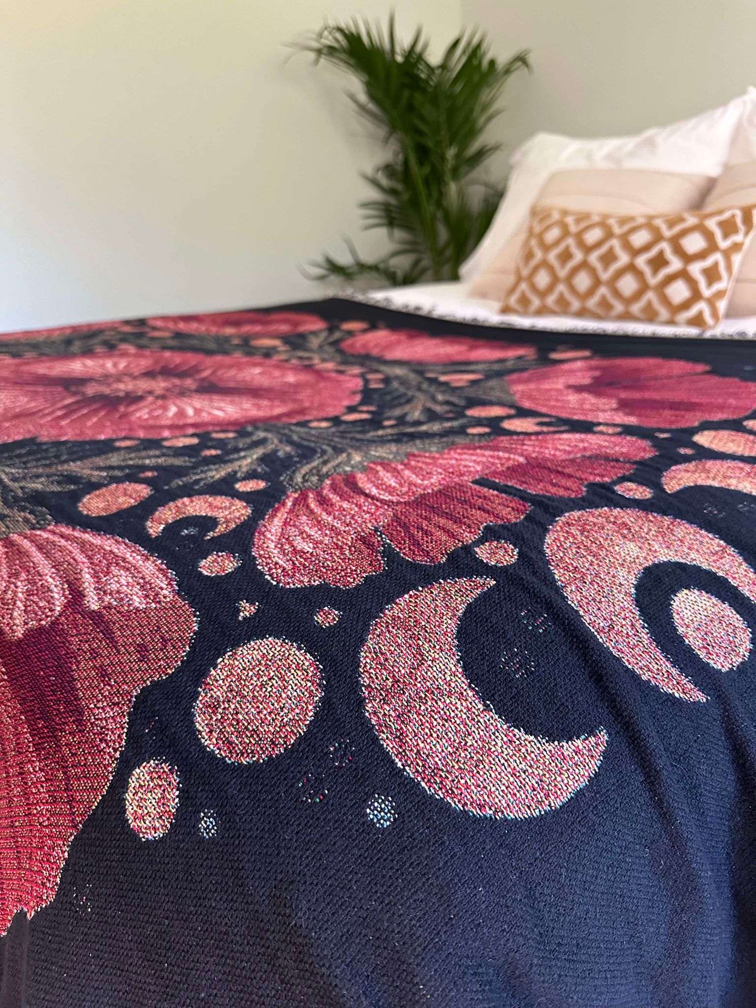 In Full Bloom Woven Blanket