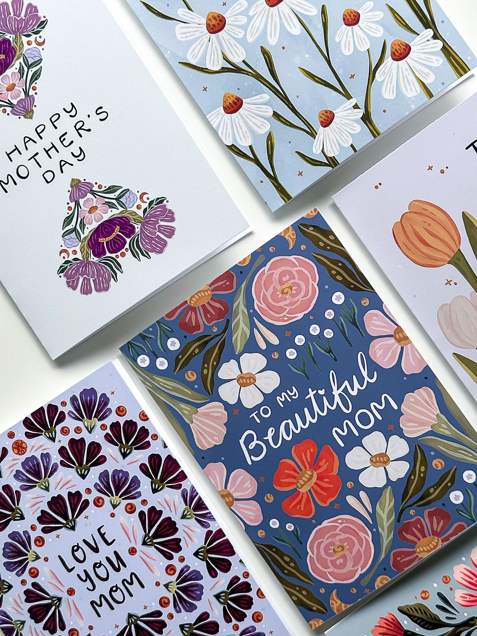 To My Beautiful Mom Card