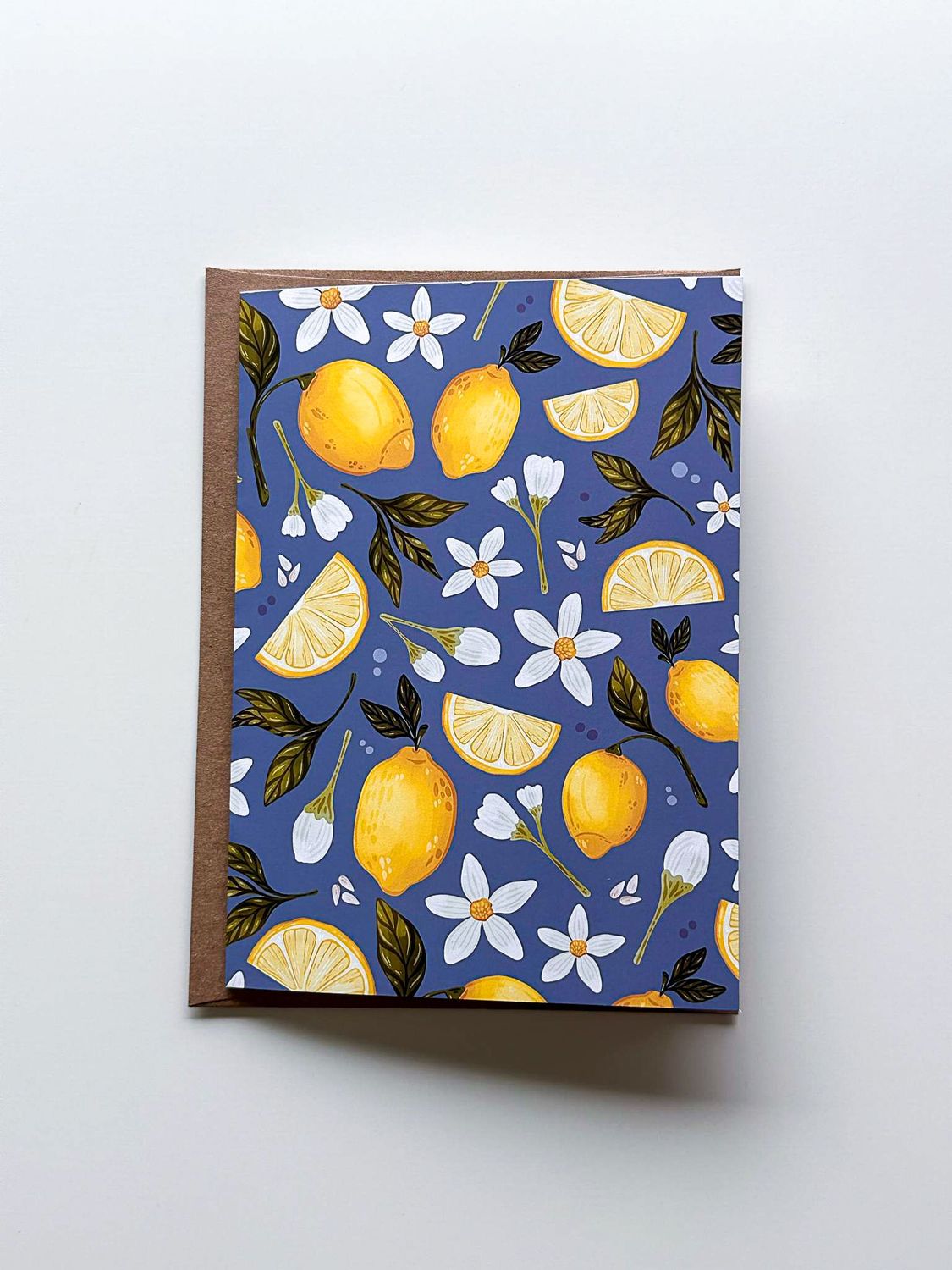 Lemon Patterned Card