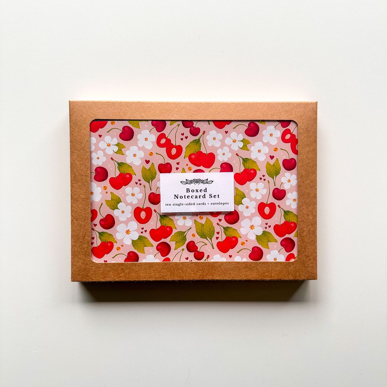 Cherry Notecard Boxed Set
