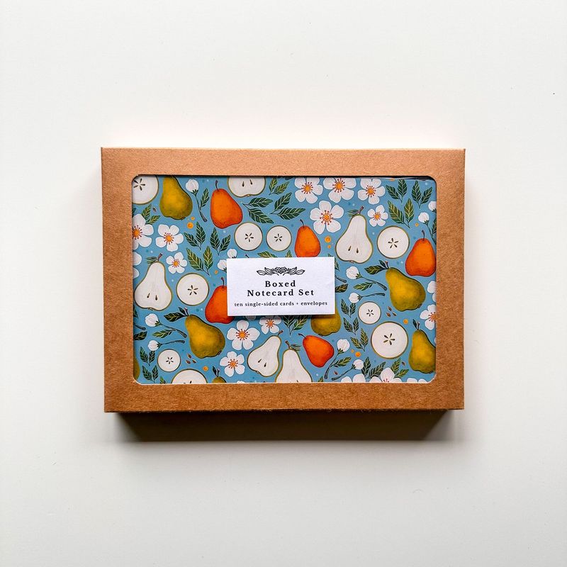 Pear Notecard Boxed Set