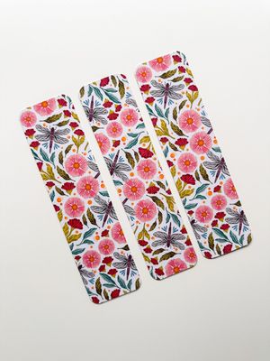 Dragonfly Patterned Bookmark
