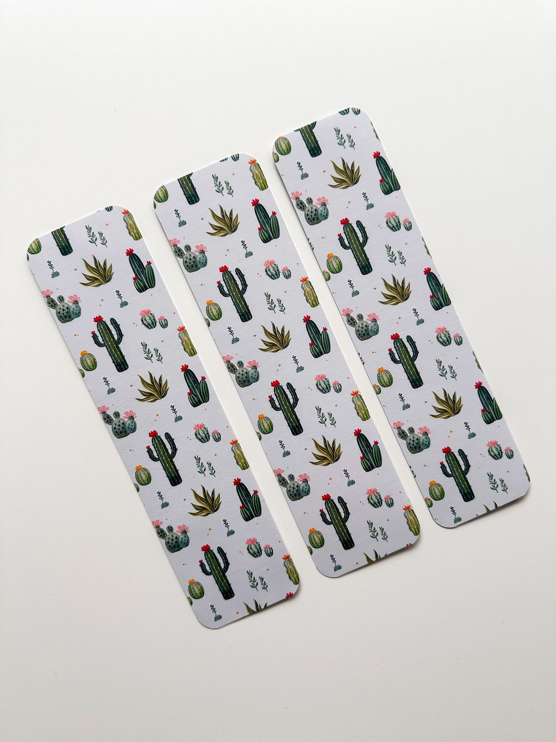 Succulent Patterned Bookmark
