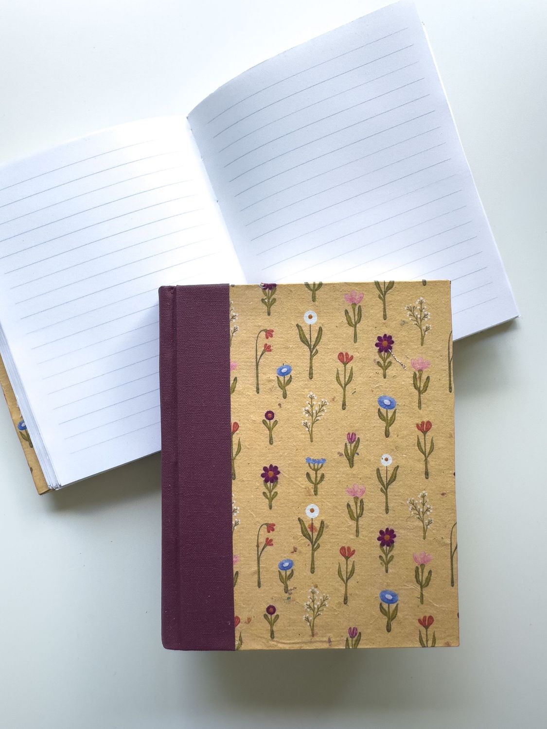 Strawberry Fields Handmade Journal, Interior Pages: Lined