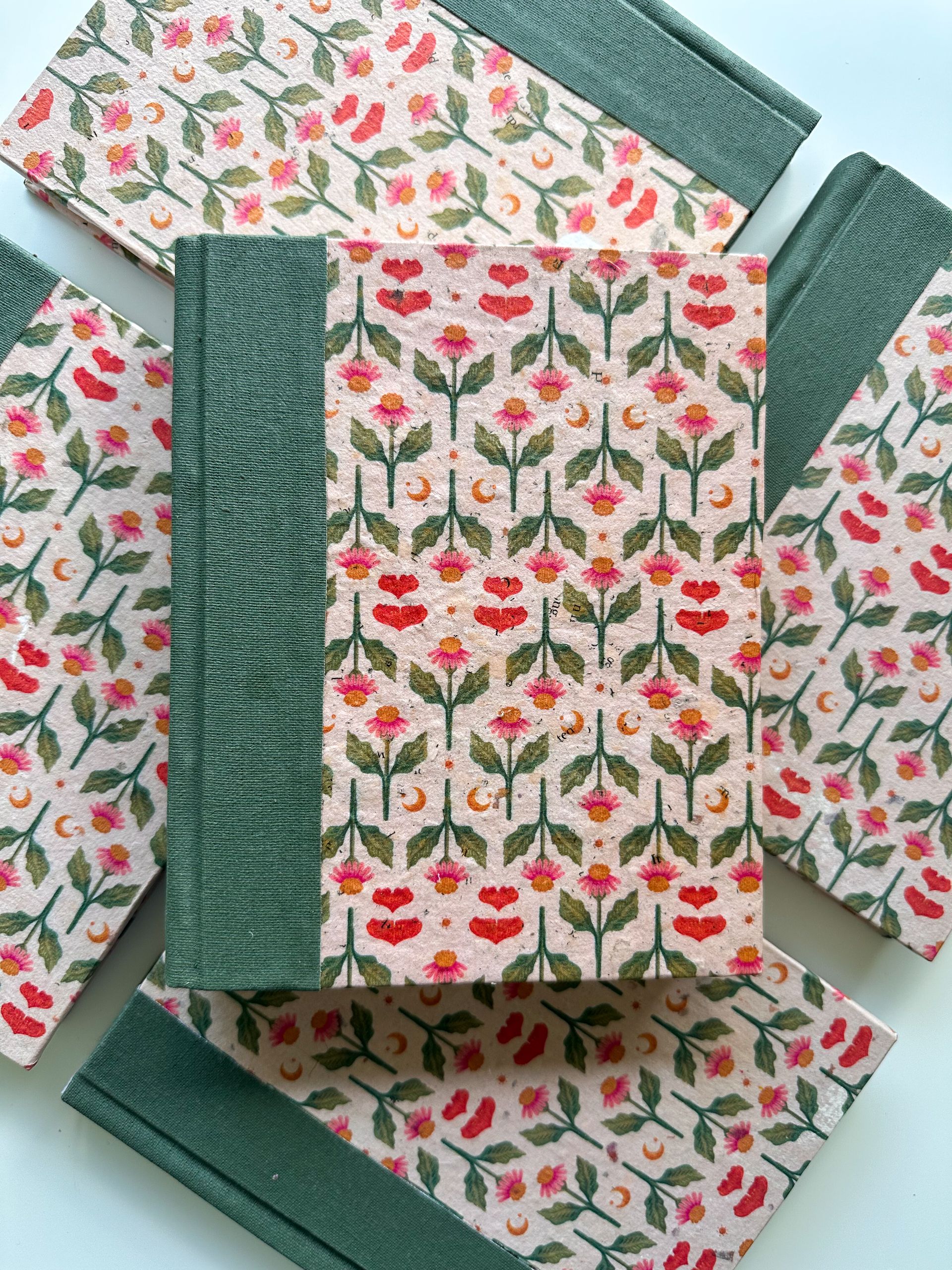 Celestial Blooms Handmade Journal