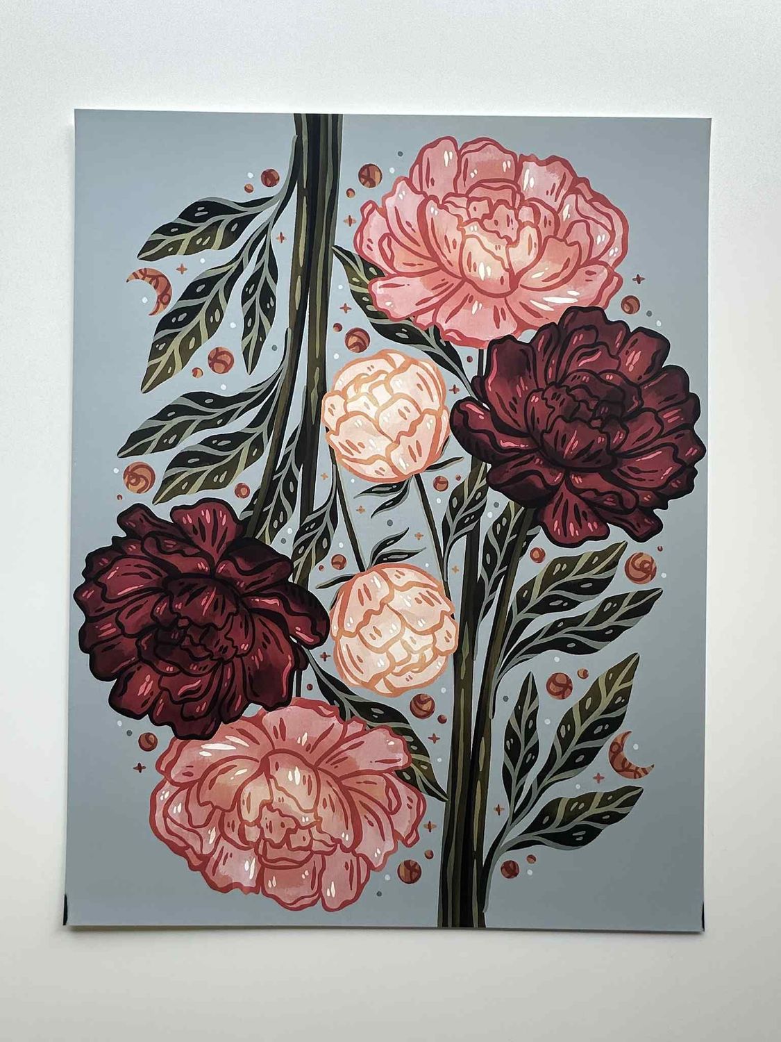 Peony Garden 11x14 | B Grade