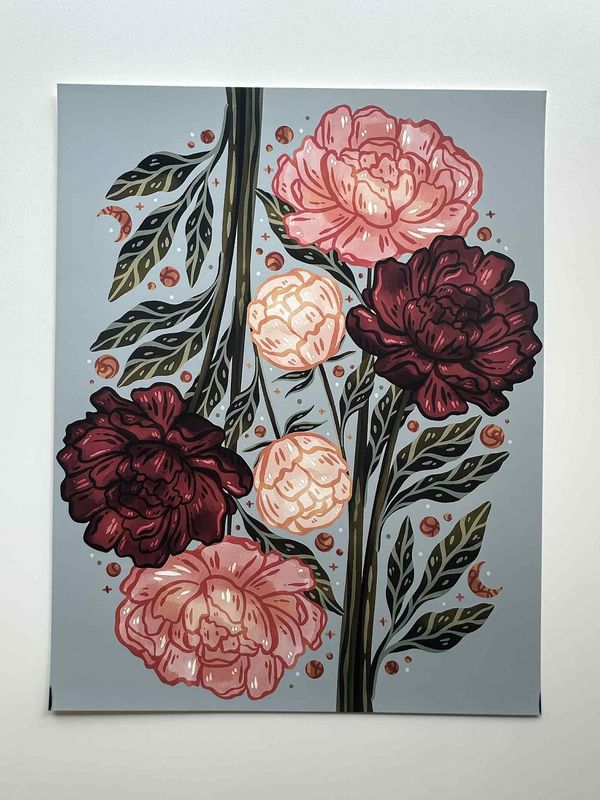 Peony Garden 11x14 | B Grade Peony Garden 11x14 | B Grade