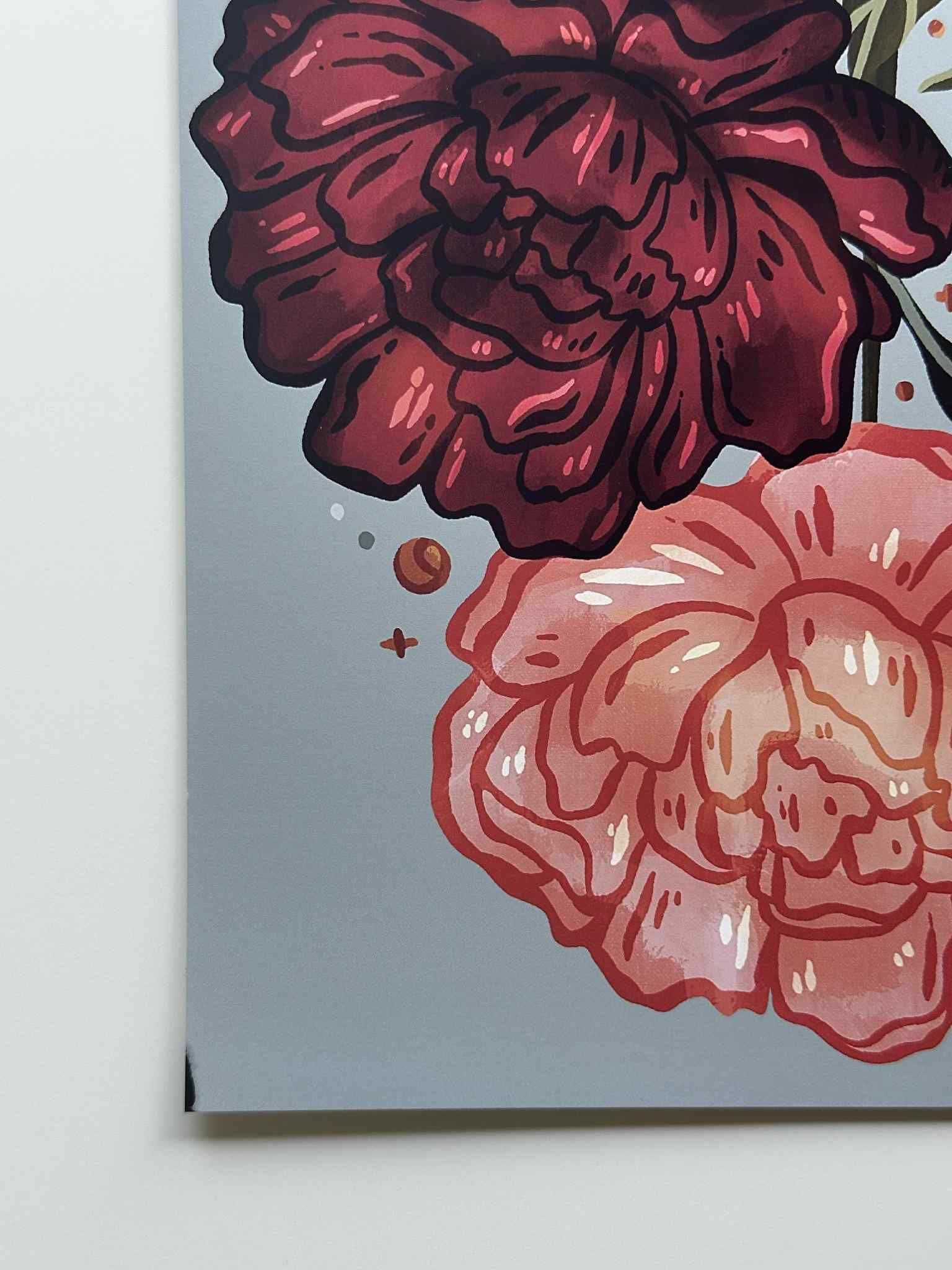 Peony Garden 11x14 | B Grade