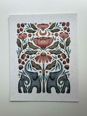 Elephants 11x14 | B Grade