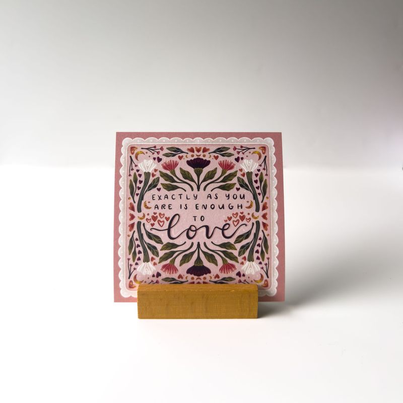 Exactly As You Are in Enough to Love