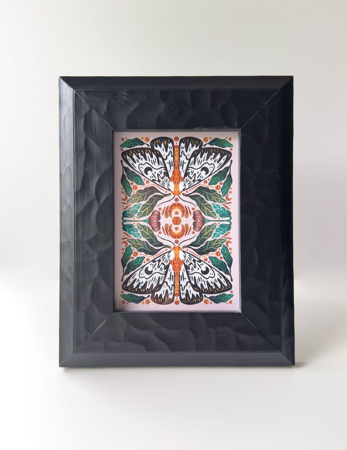 Original Framed 5x7 Moth