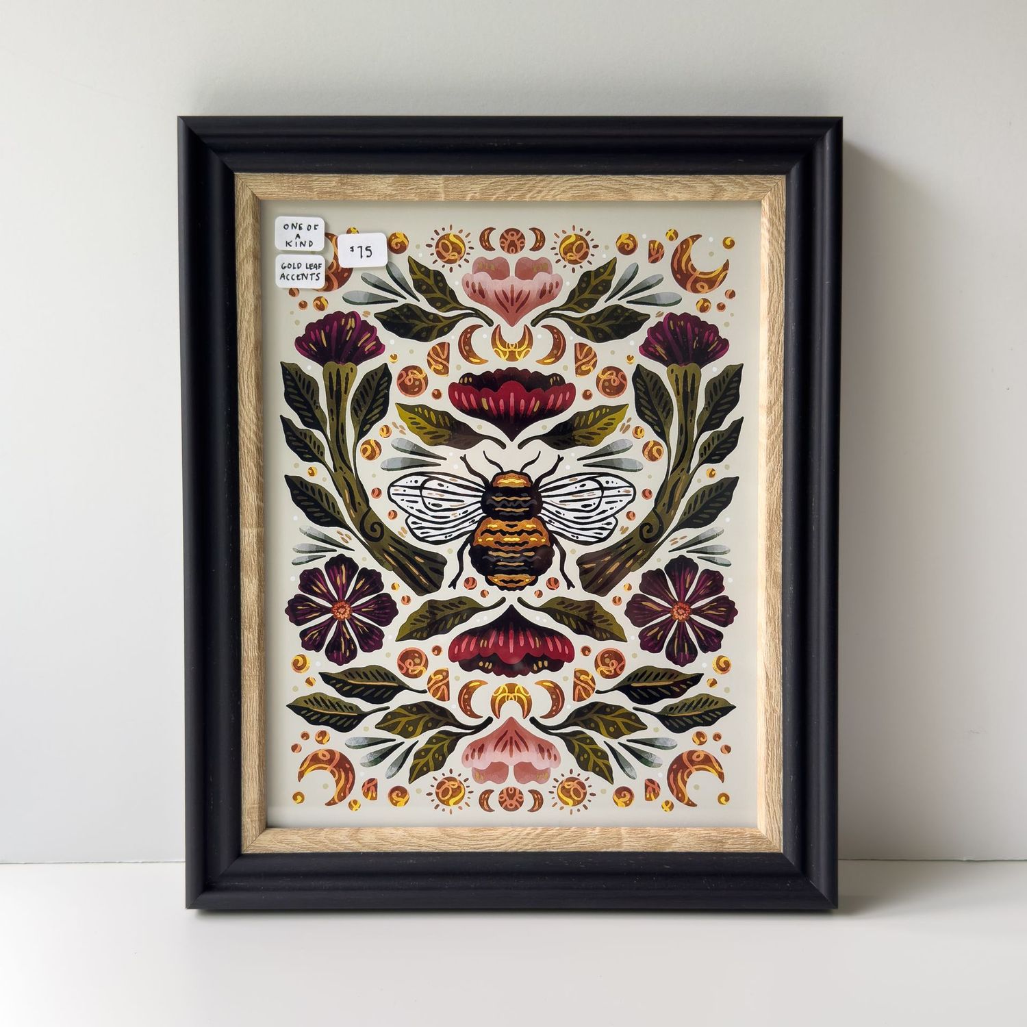 Original Framed 8x10 Bee