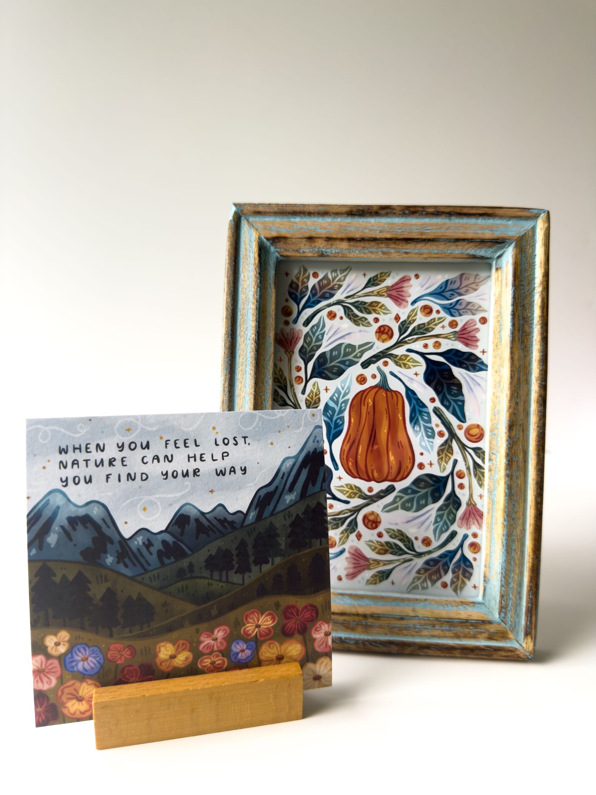Framed 4x6 Pumpkin
