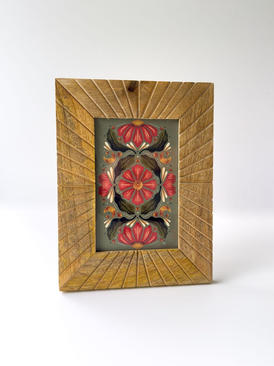 Framed 4x6 Fall Florals