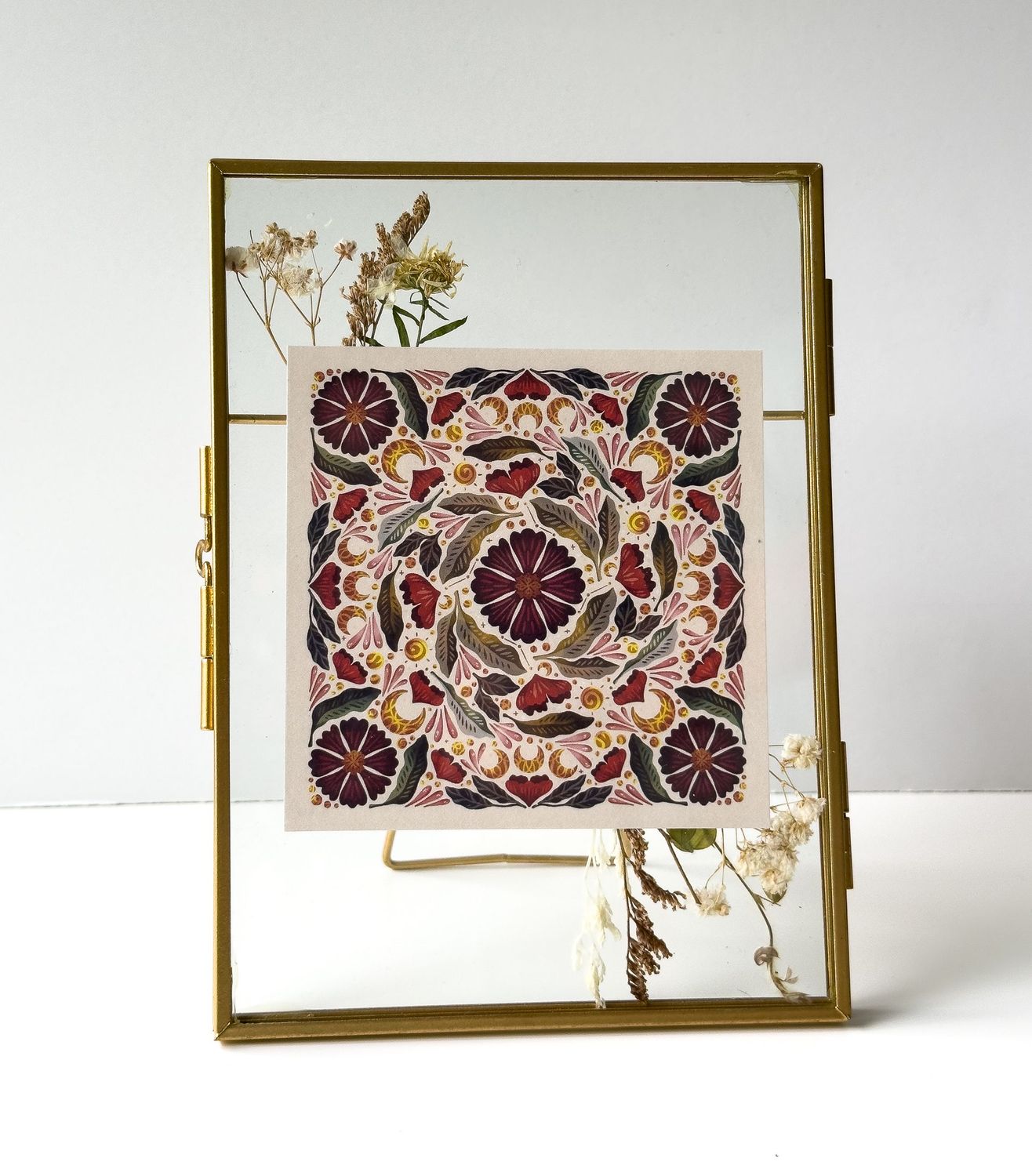 Framed 4x4 Botanical Balance