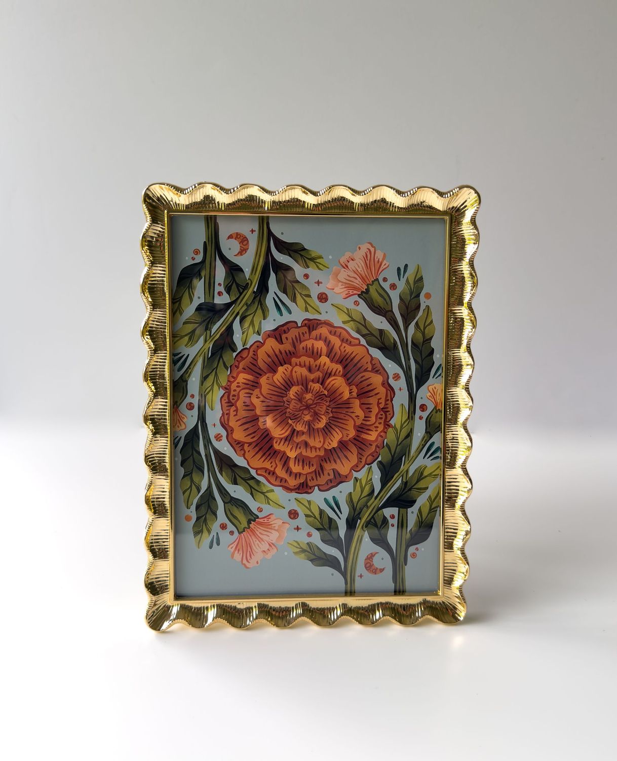 Framed 5x7 Marigold