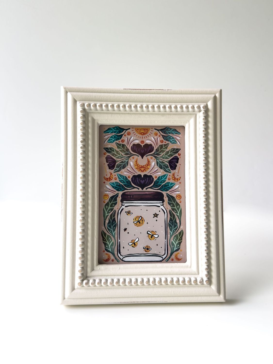 Framed 4x6 Fireflies