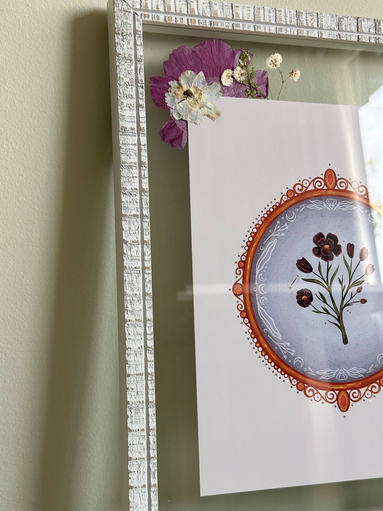 Framed 8x10 Twilight Petal