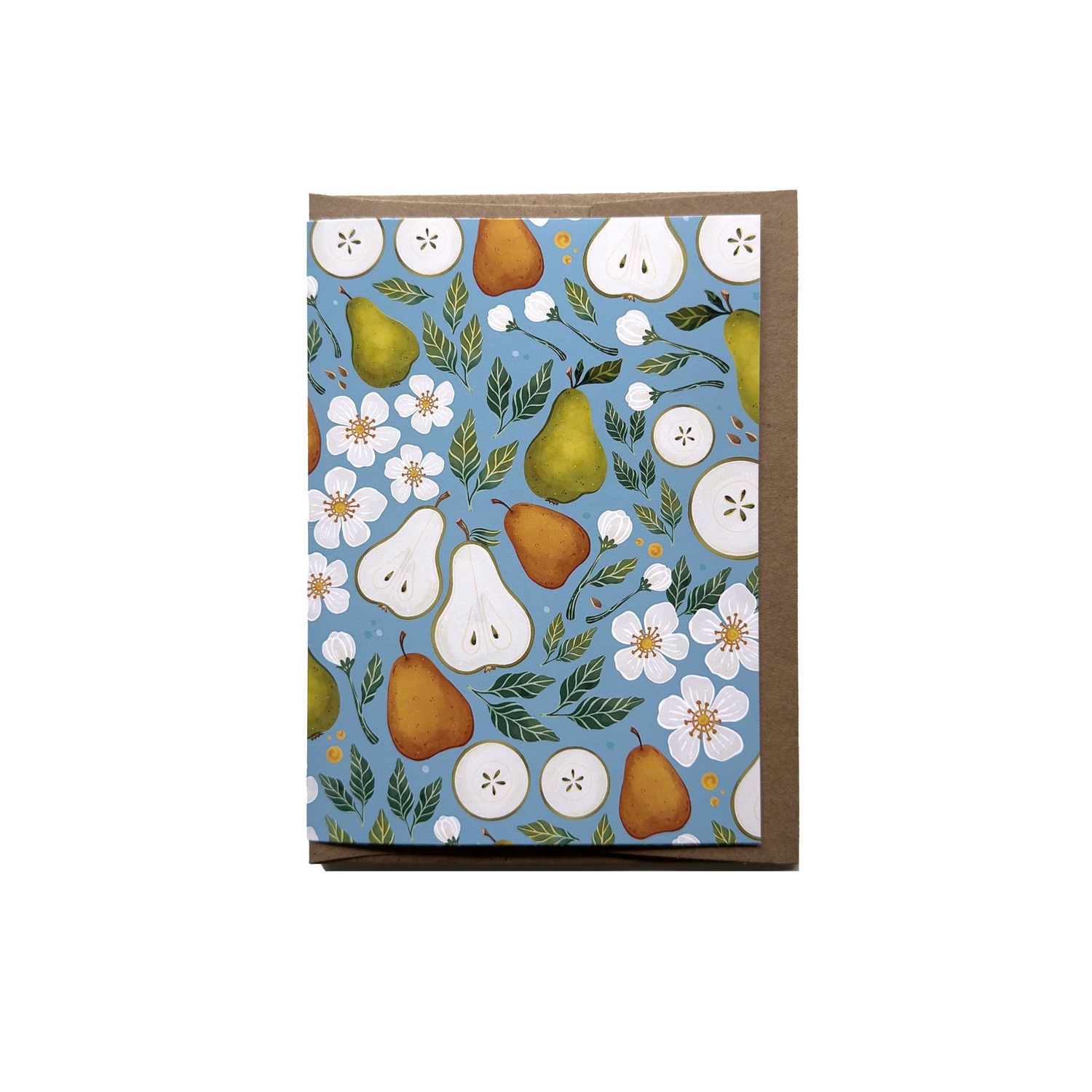 Pear Patterned Card