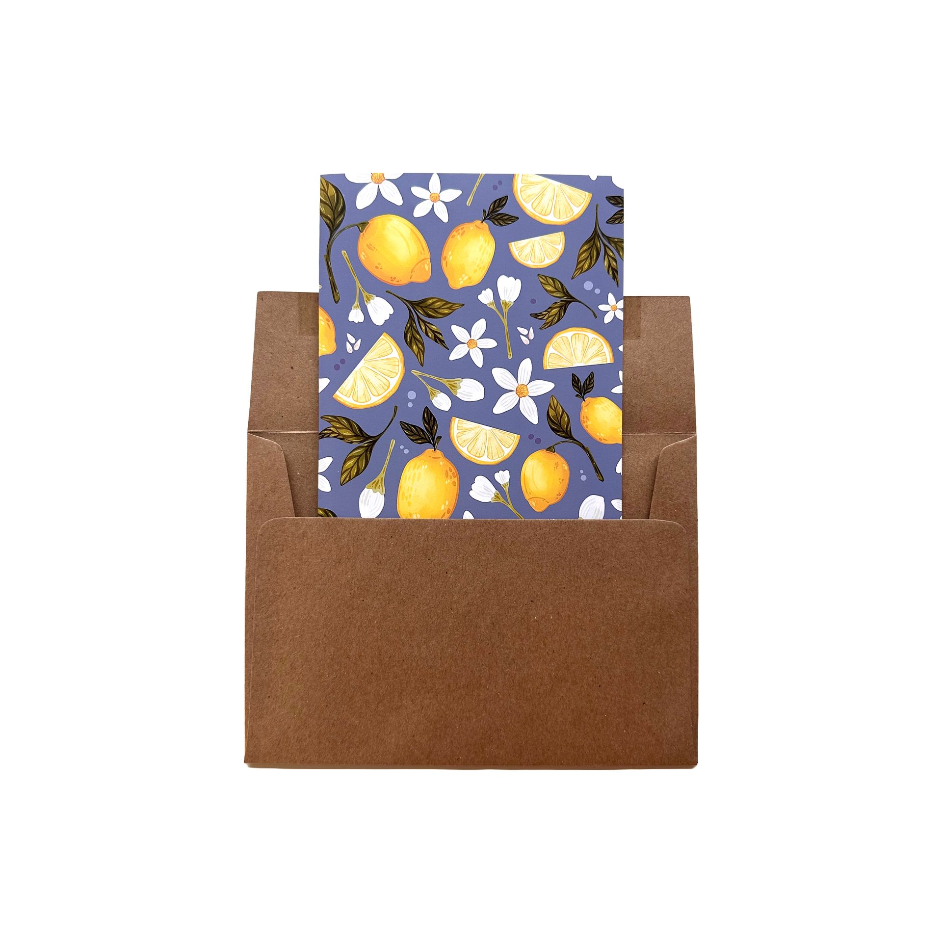 Lemon Patterned Card