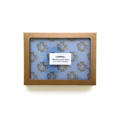 Wreath Pattern Notecard Set Wreath Pattern Notecard Set