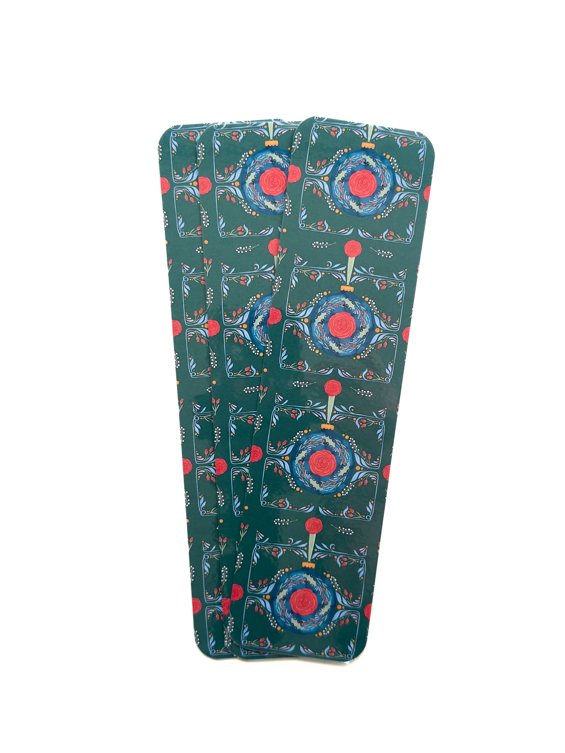 Scandinavian Ornament Patterned Bookmark