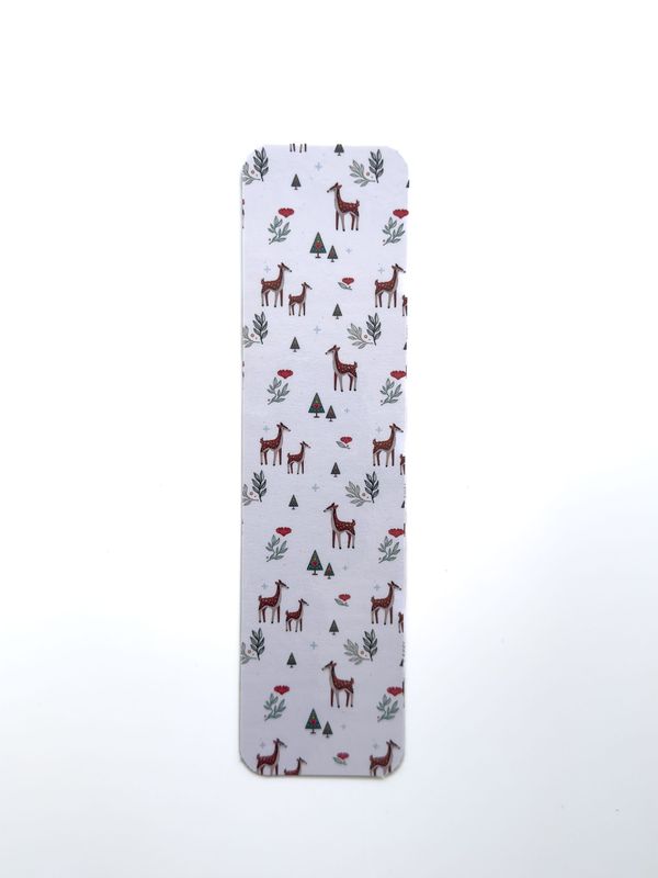 Deer Patterned Bookmark Deer Patterned Bookmark