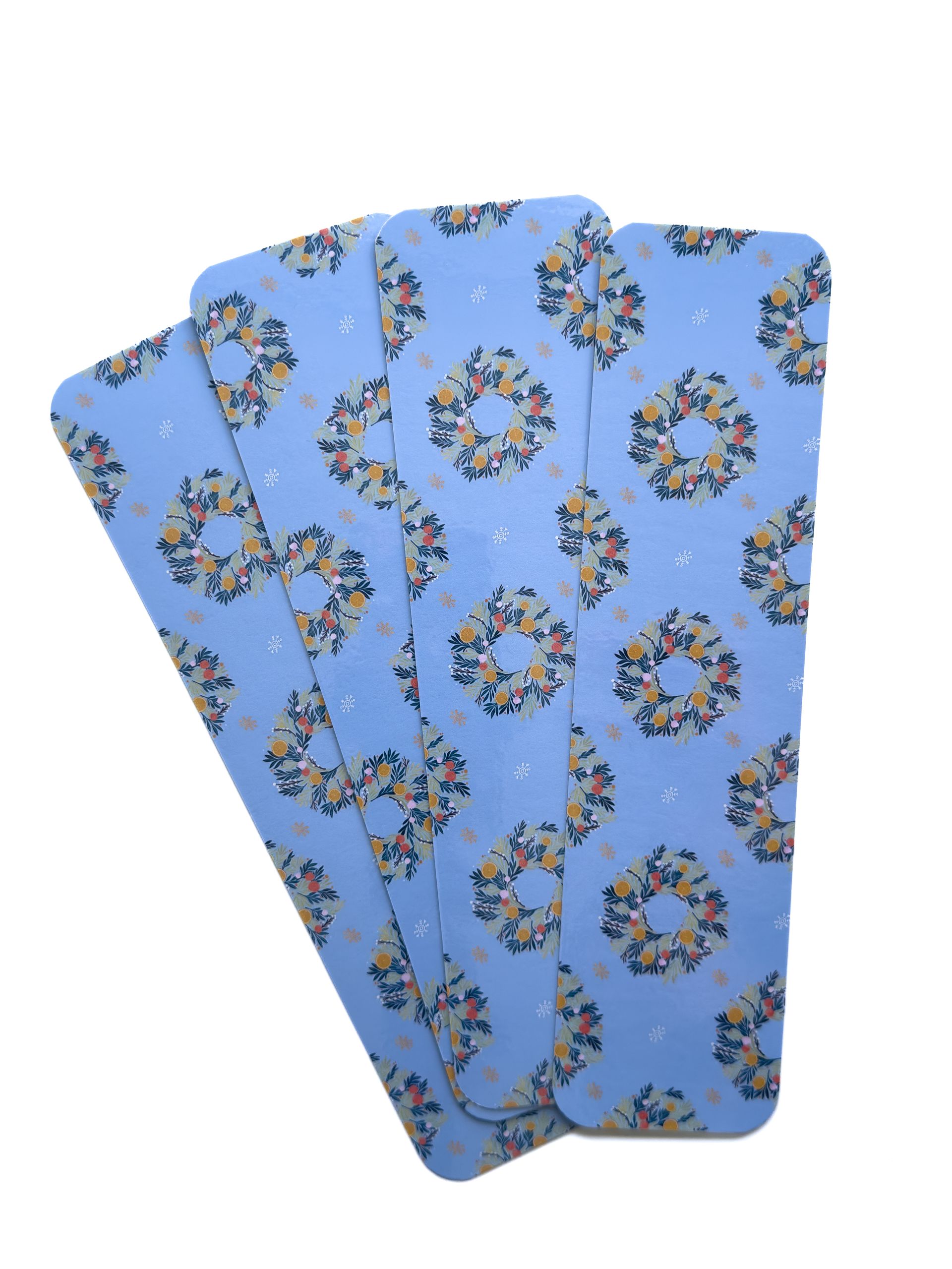 Wreath Patterned Bookmark