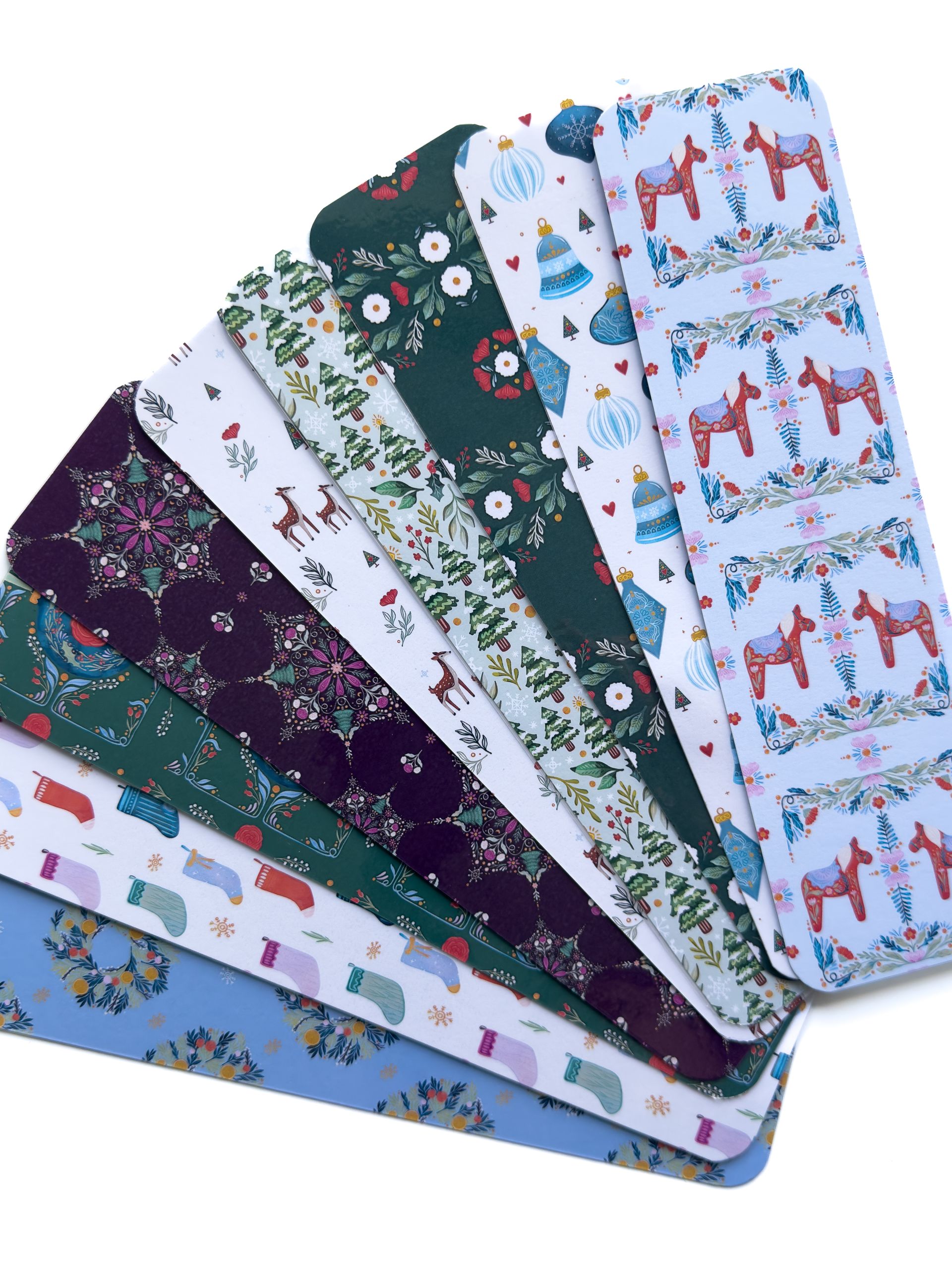 Stocking Patterned Bookmark