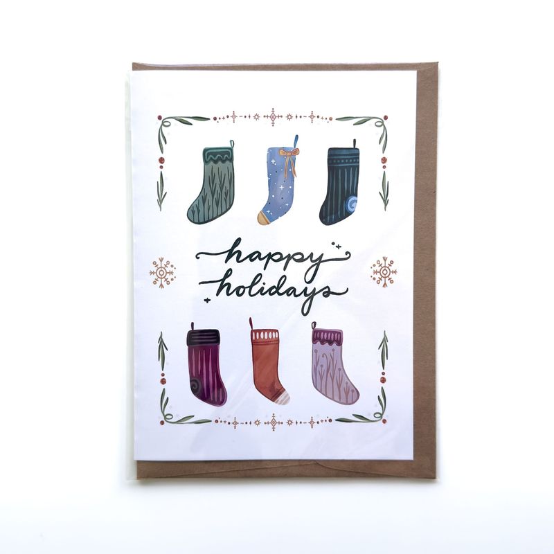 Happy Holidays Greeting Card Happy Holidays Greeting Card