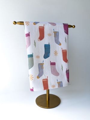 Stocking Pattern Tea Towel Stocking Pattern Tea Towel