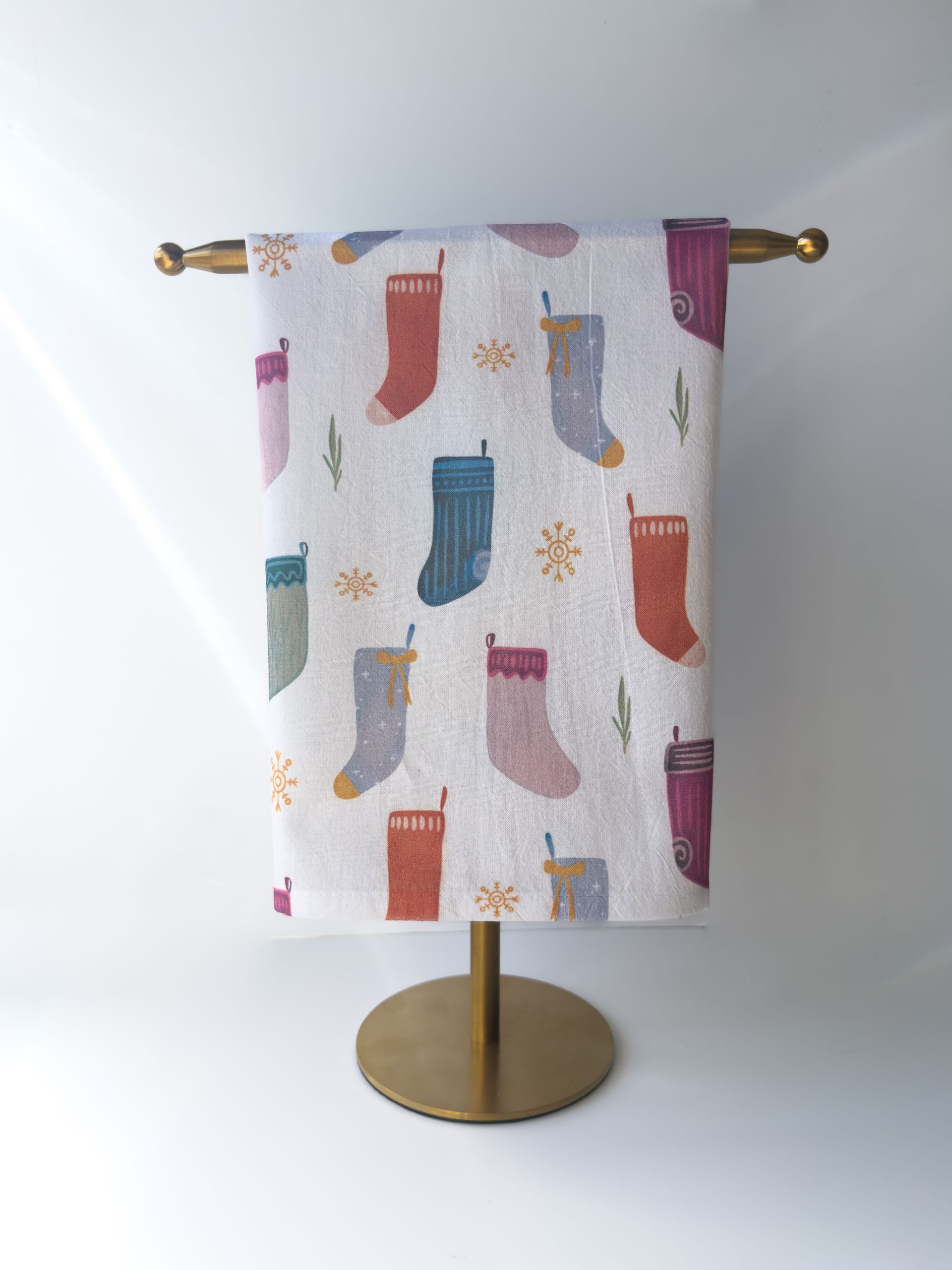 Stocking Pattern Tea Towel