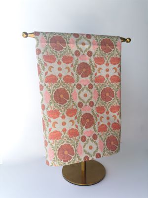 Poppies Patterned Tea Towel