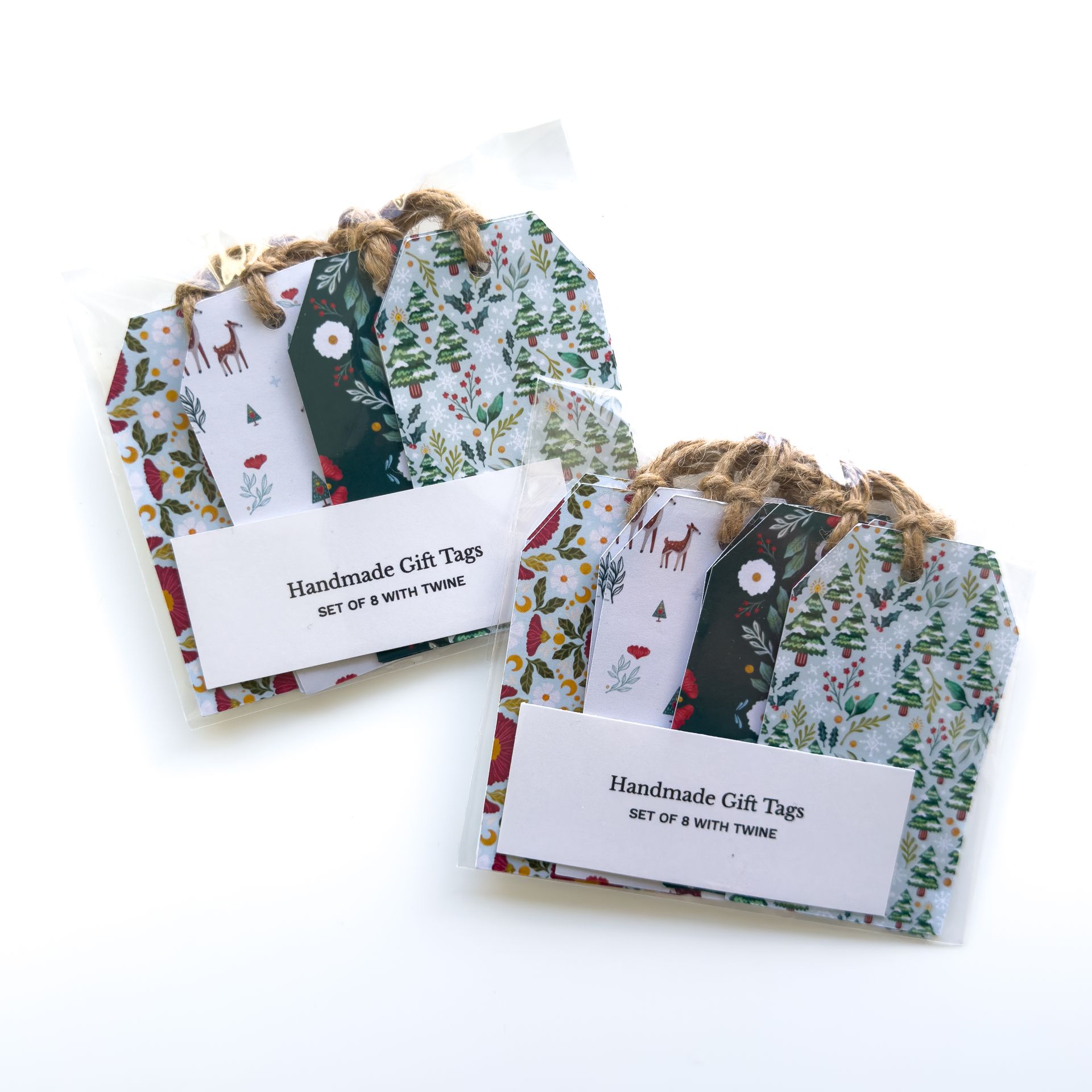 Red and Green Handmade Gift Tags