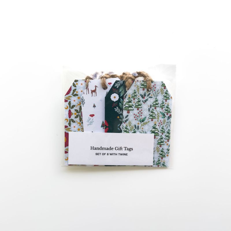 Red and Green Handmade Gift Tags