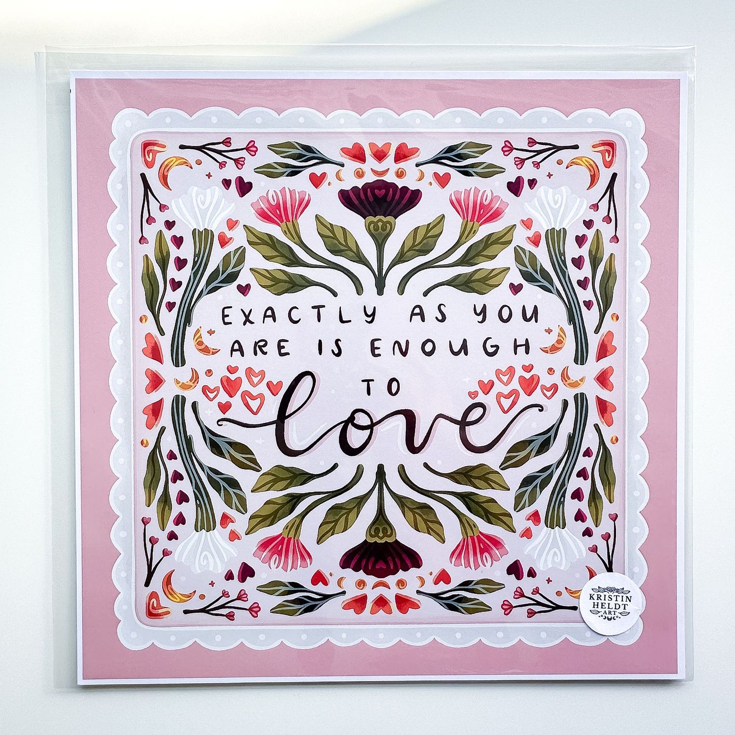 Exactly As You Are is Enough to Love 12x12