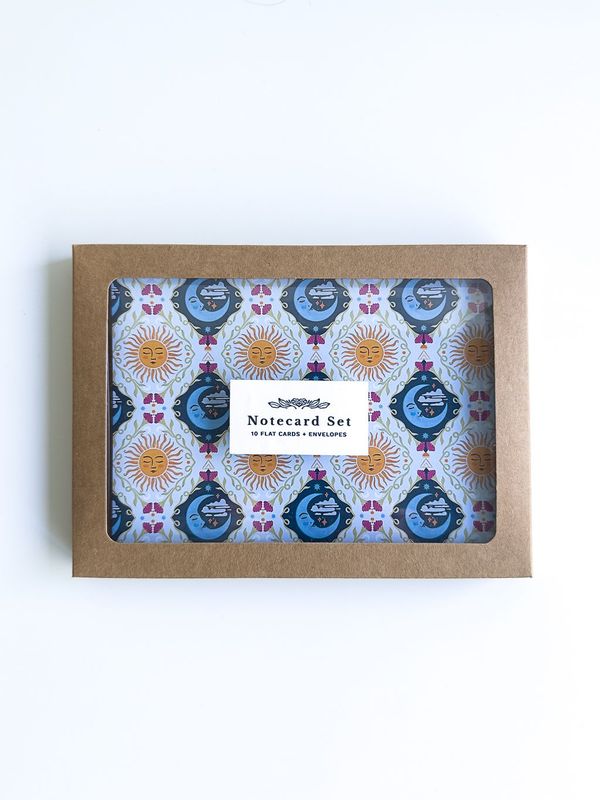 Sun and Moon Diamond Notecard Boxed Set Sun and Moon Diamond Notecard Boxed Set
