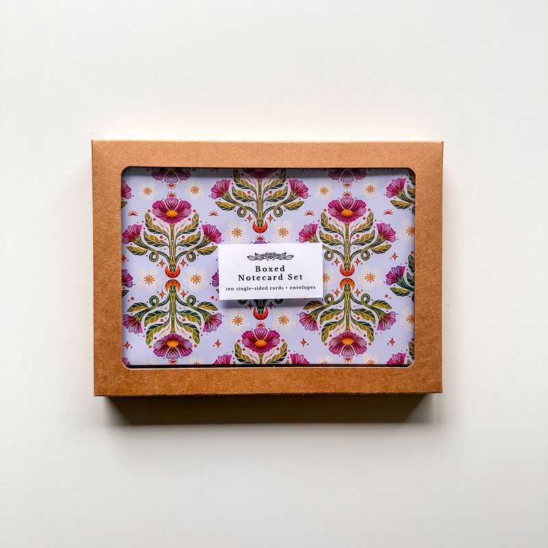 Fan Florals Notecard Boxed Set Fan Florals Notecard Boxed Set