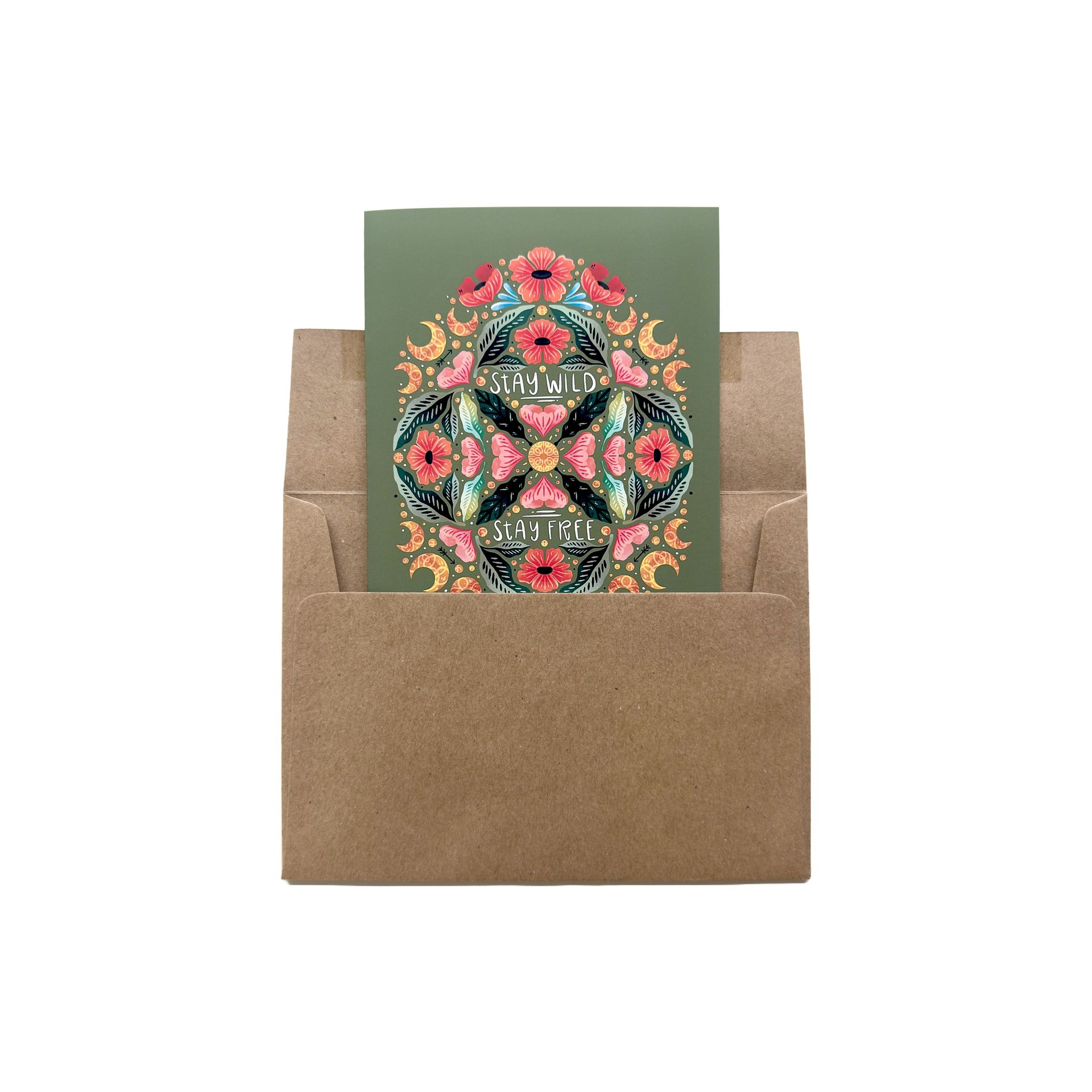 Stay Wild Stay Free Card
