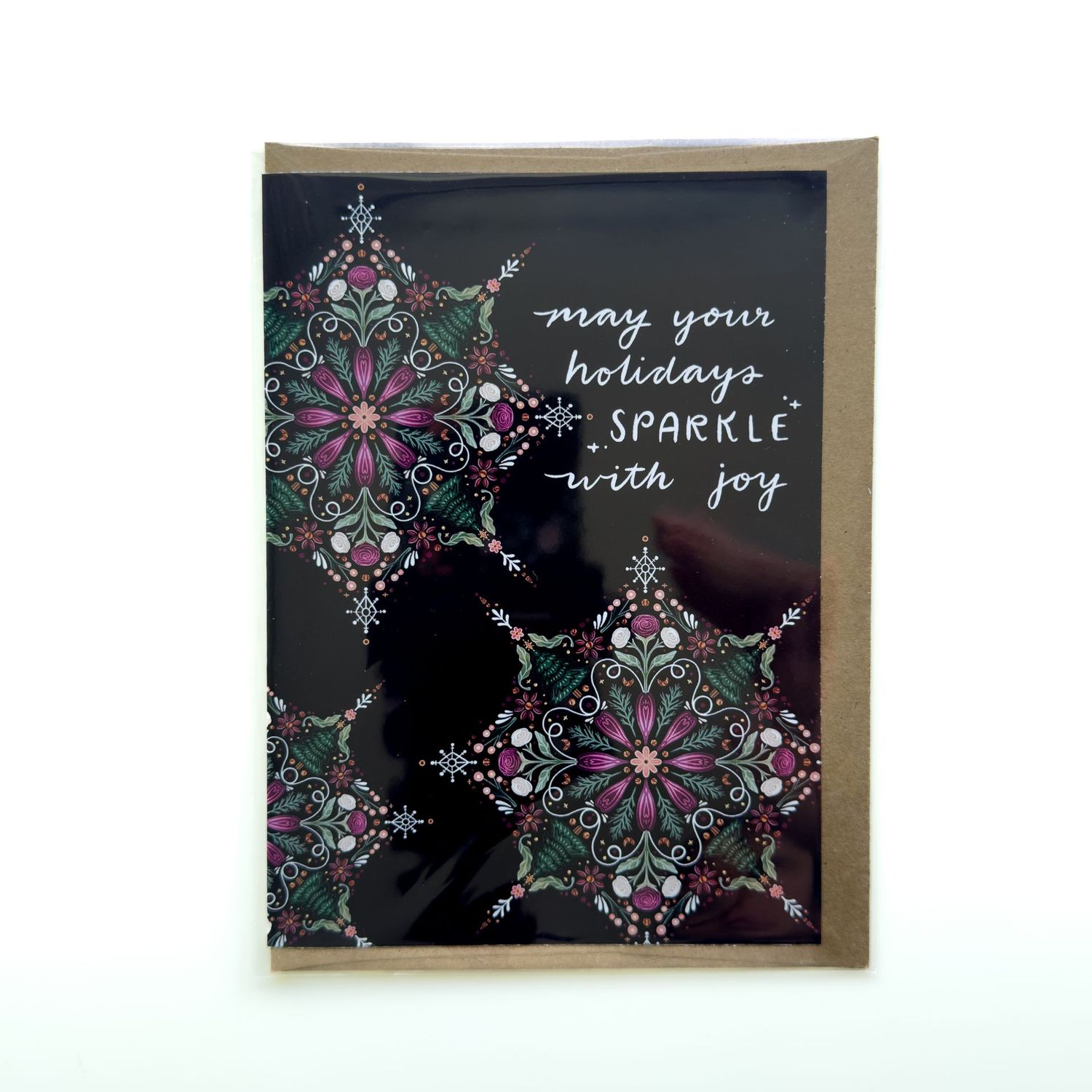 May Your Holidays Sparkle with Joy Greeting Card
