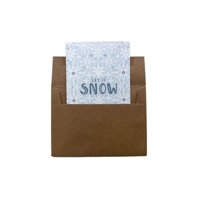 Let It Snow Greeting Card Let It Snow Greeting Card