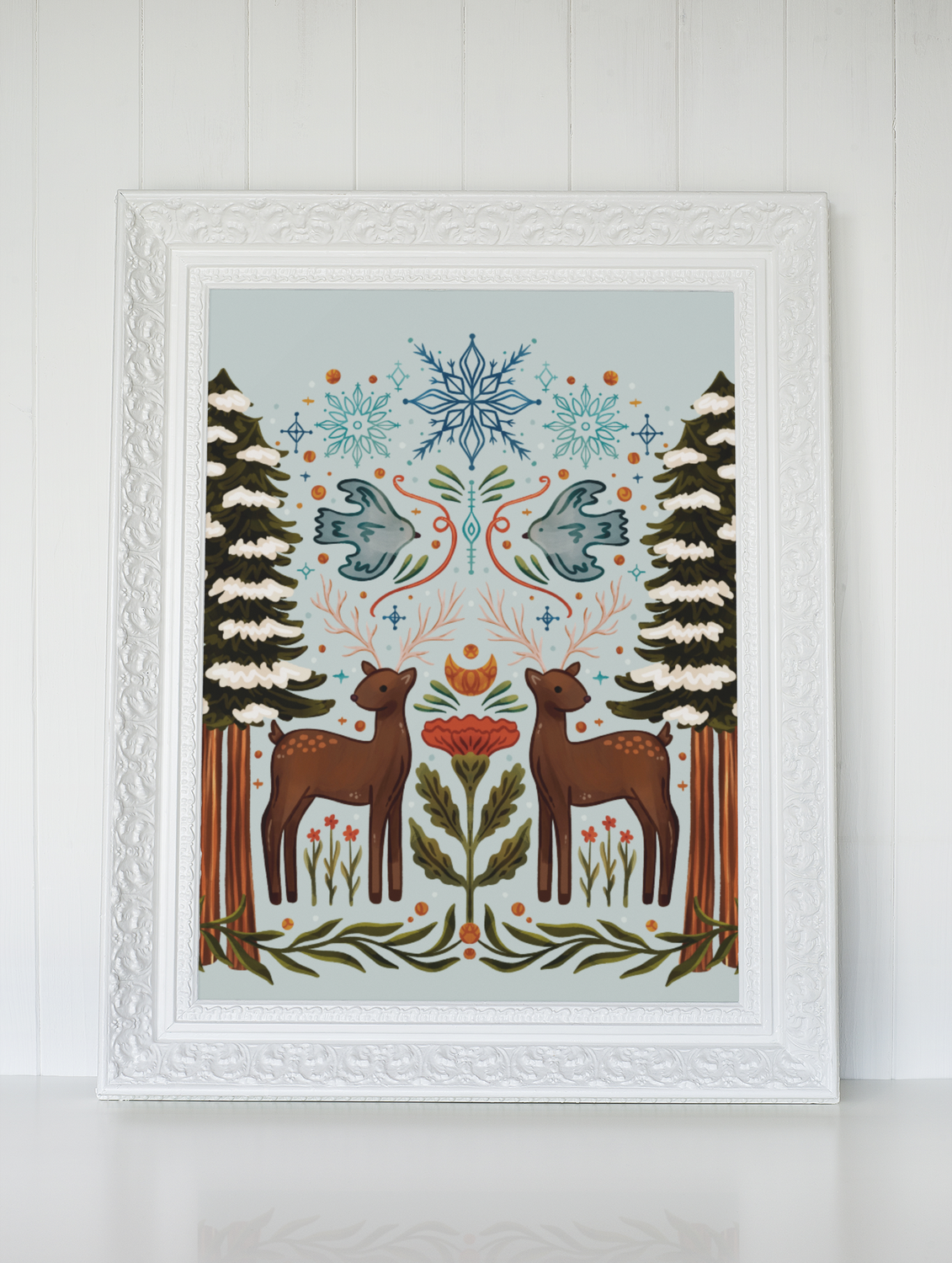 Winter Deer